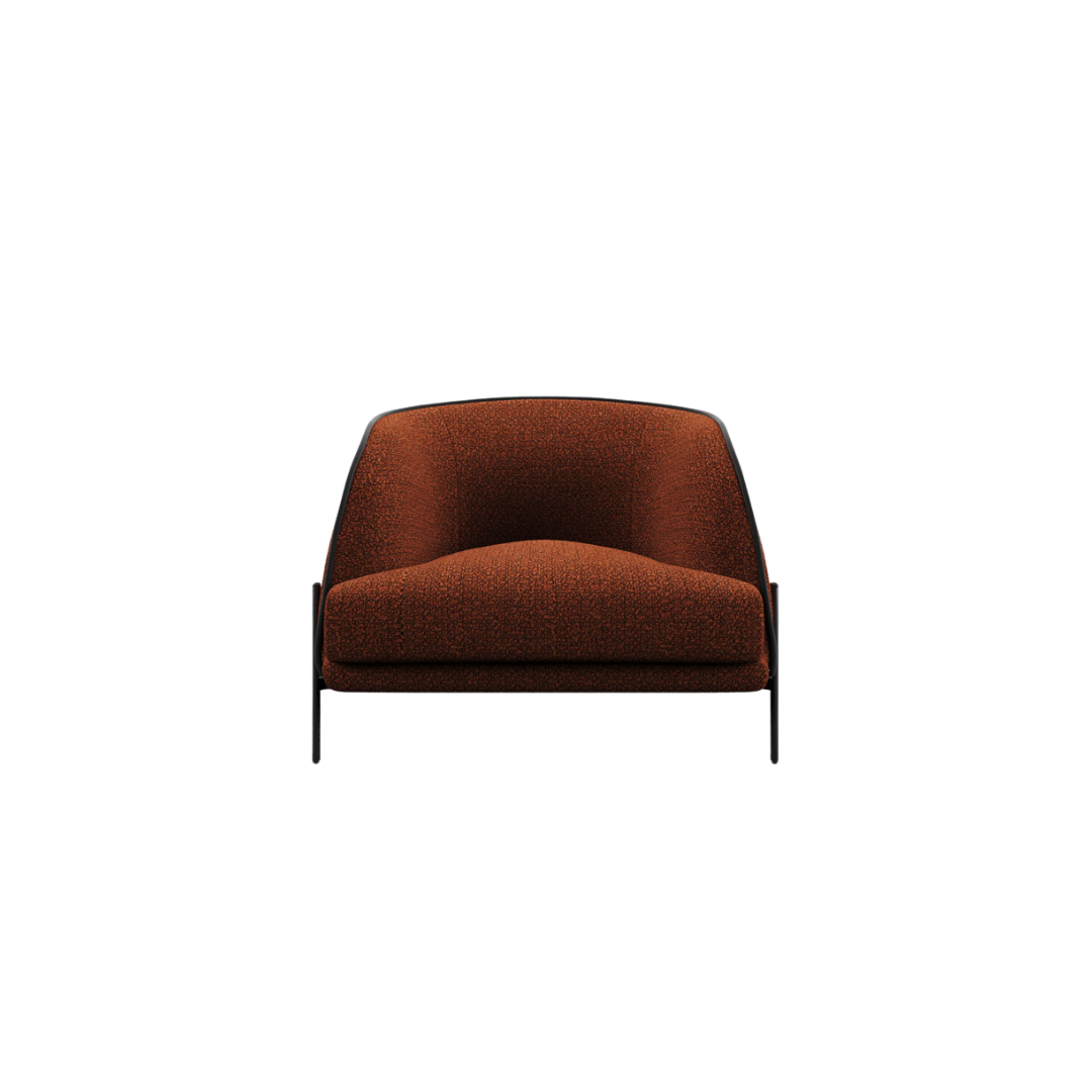 Luxury lounge armchair from Royal Interiors Singapore — designer seating crafted for modern comfort and timeless style.