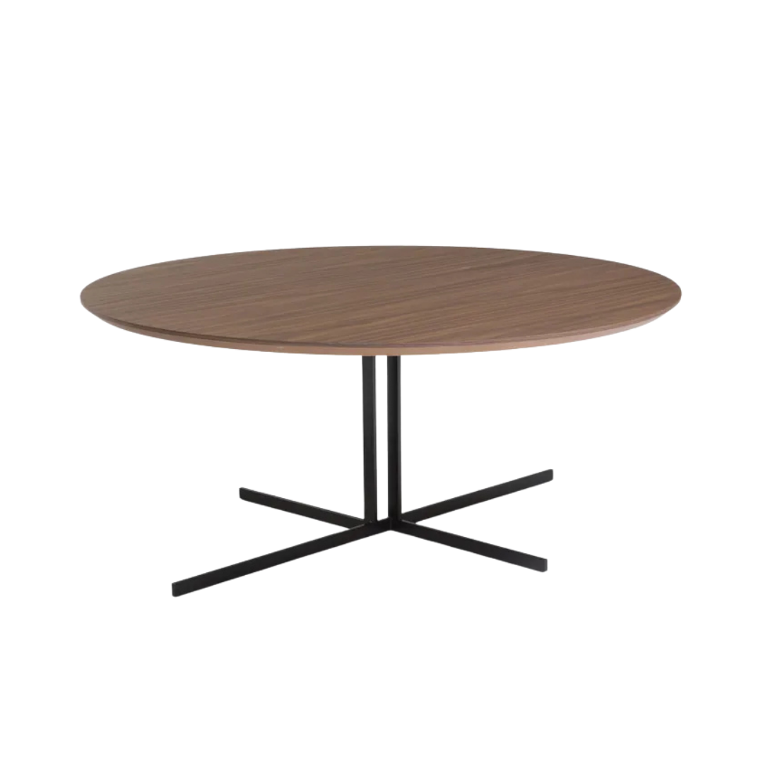 Natuzzi Italia indoor furniture including lounge armchairs, coffee tables, side tables, and bedside tables at Royal Interiors Singapore showroom.