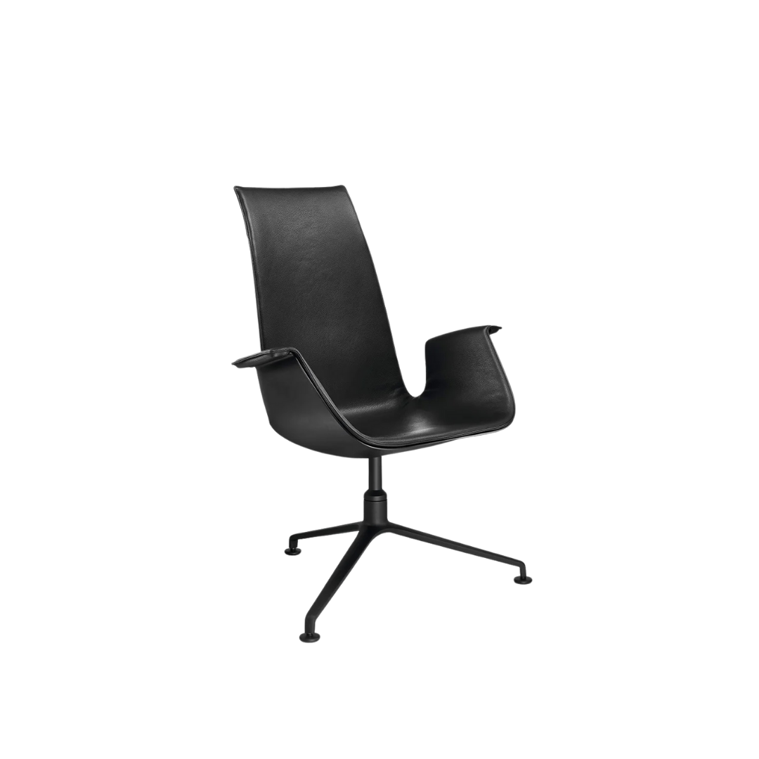 Luxury lounge armchair from Royal Interiors Singapore — designer seating crafted for modern comfort and timeless style.