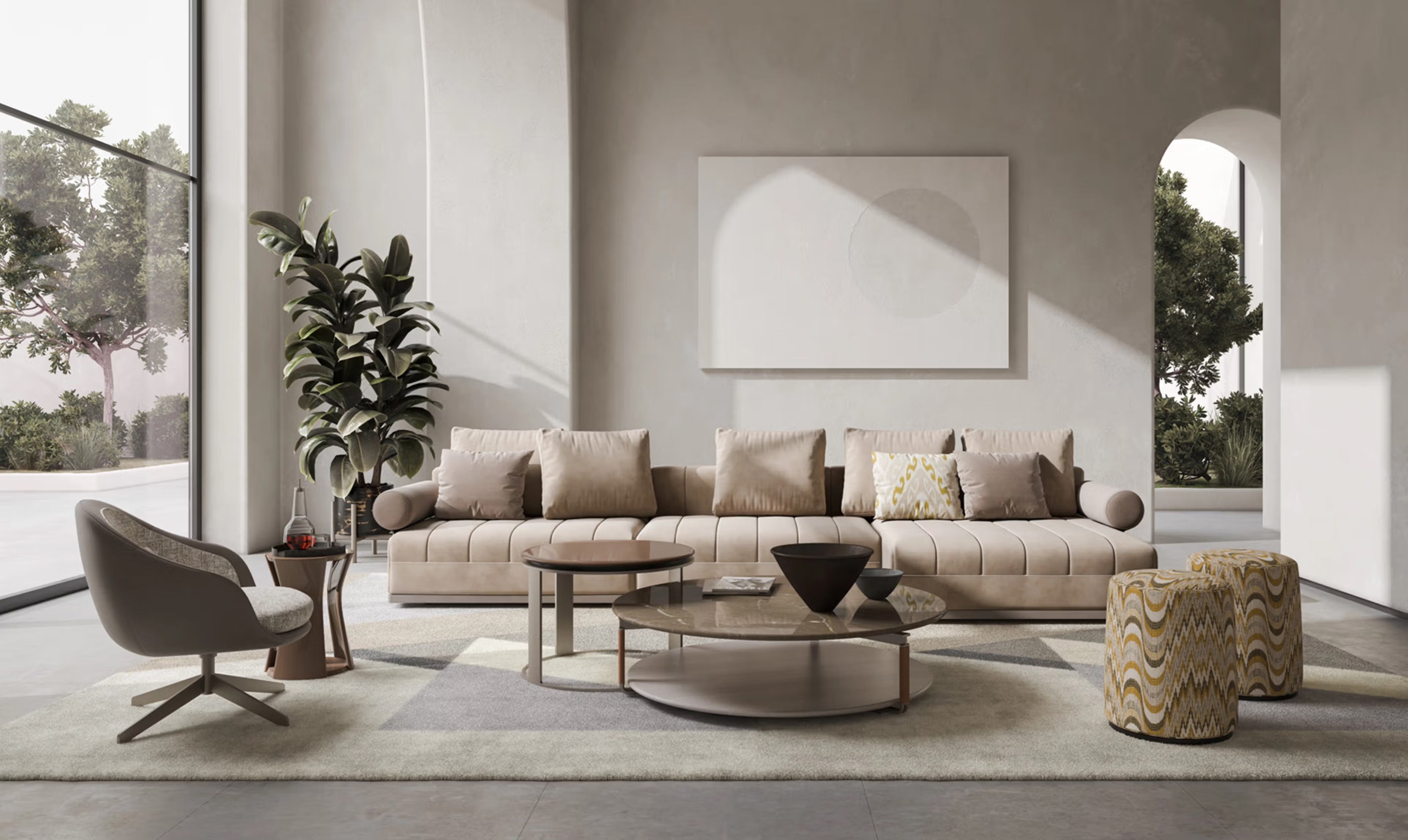 CPRN: Contemporary Italian Interiors with Sculptural Presence