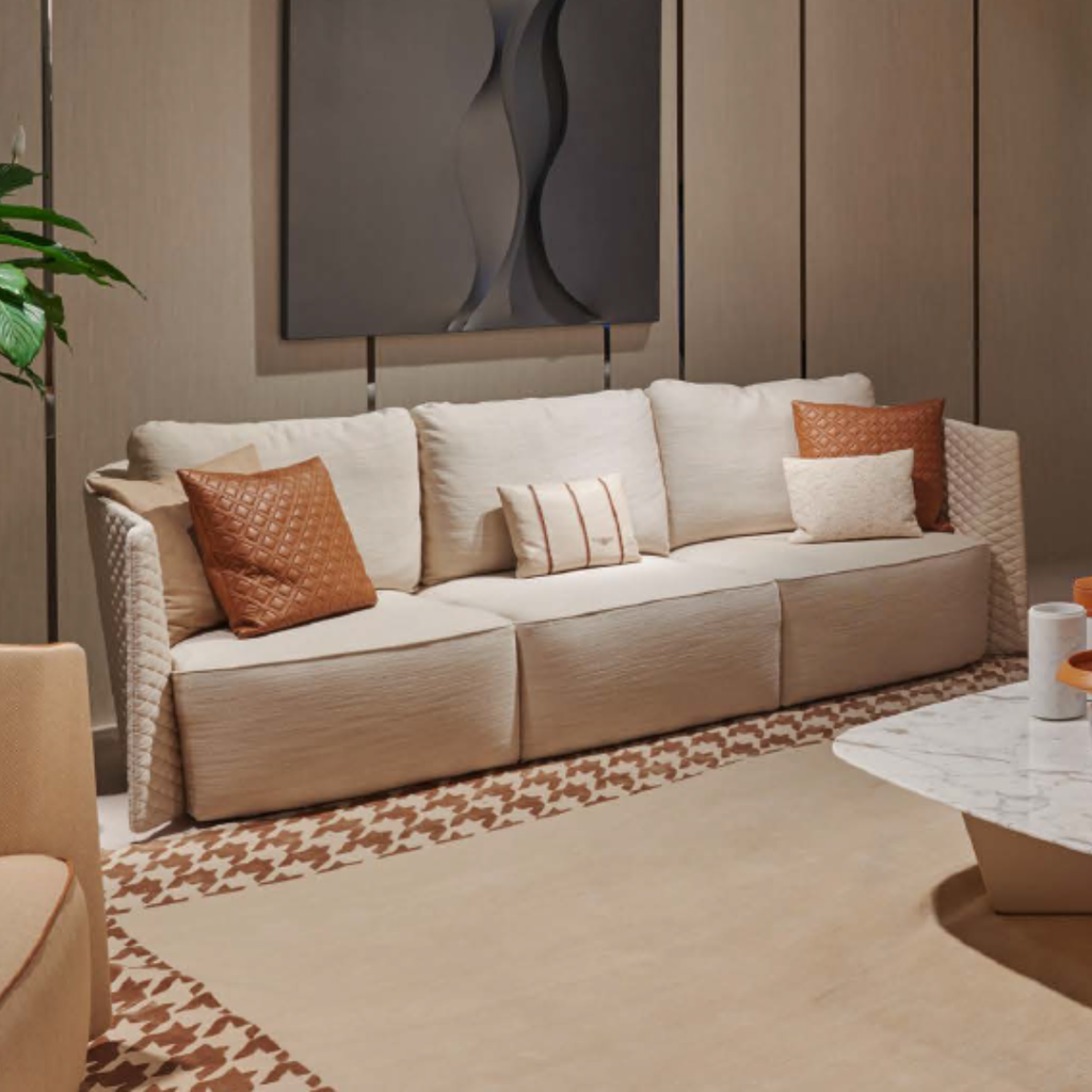 Bentley Home luxury furniture in Singapore featuring premium materials and iconic automotive-inspired design.