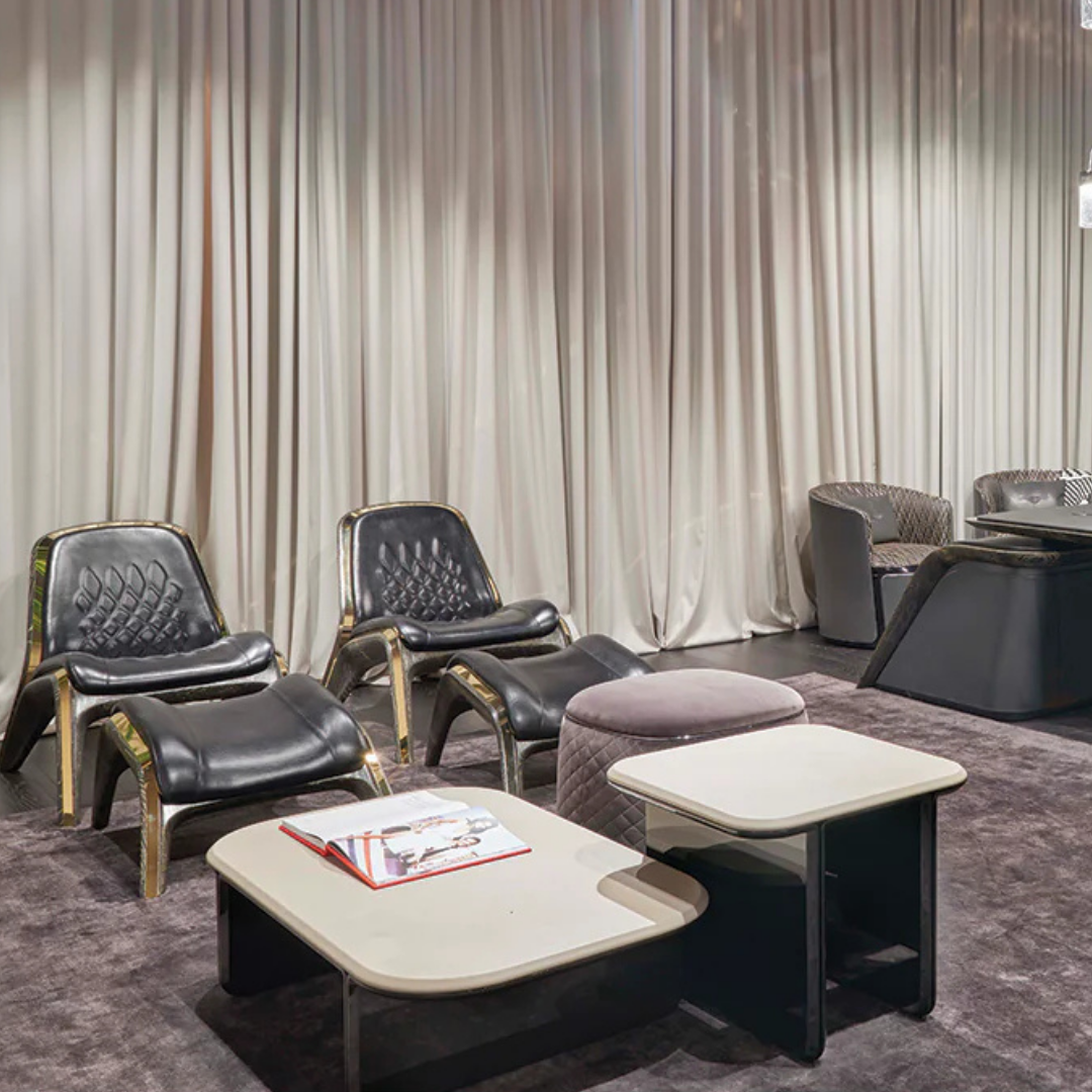 Bentley Home luxury furniture in Singapore featuring premium materials and iconic automotive-inspired design.