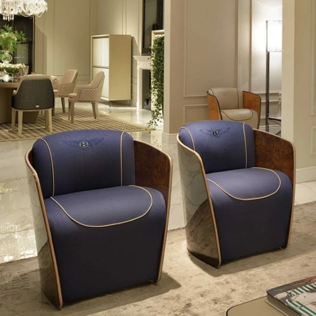 Bentley Home luxury furniture in Singapore featuring premium materials and iconic automotive-inspired design.