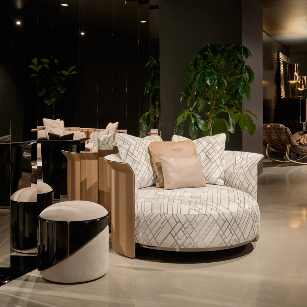Bentley Home luxury furniture in Singapore featuring premium materials and iconic automotive-inspired design.