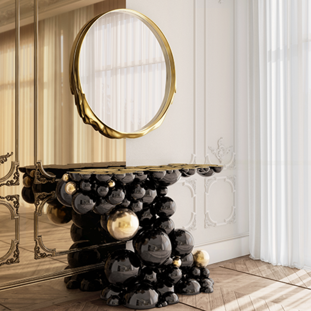 Luxury designer furniture and interior pieces available at Royal Interiors Singapore showroom
