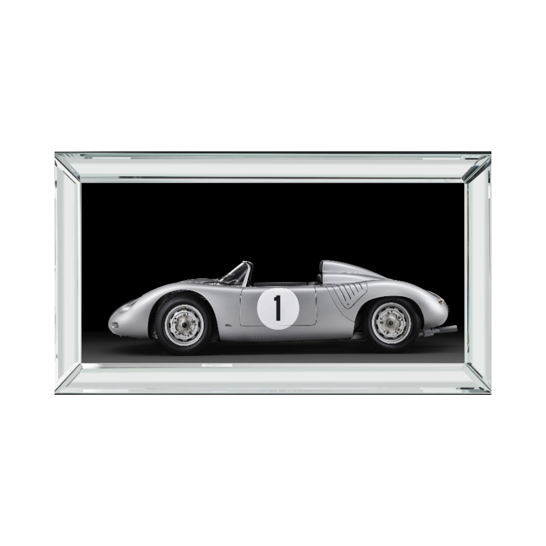 Brookpace racing car wall art – Royal Interiors Singapore showroom