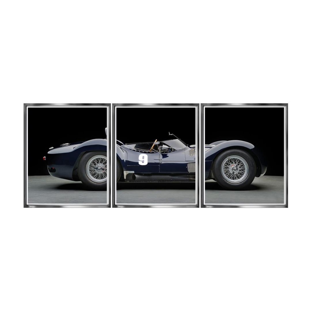 Brookpace racing car wall art – Royal Interiors Singapore showroom