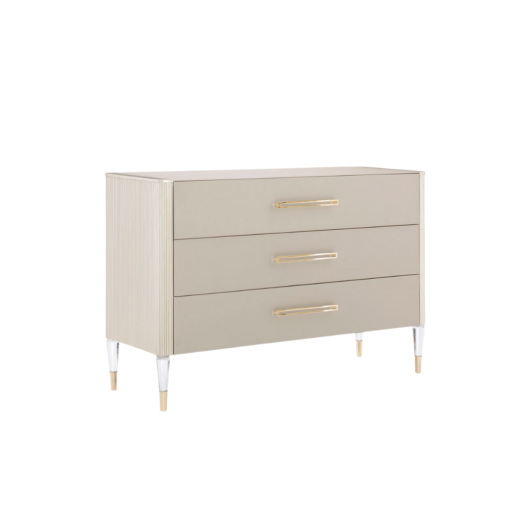 Caracole luxury bed and lounge chair collection at Royal Interiors Singapore, newly arrived from the USA.