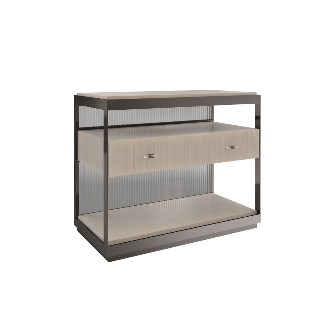 Caracole luxury bed and lounge chair collection at Royal Interiors Singapore, newly arrived from the USA.