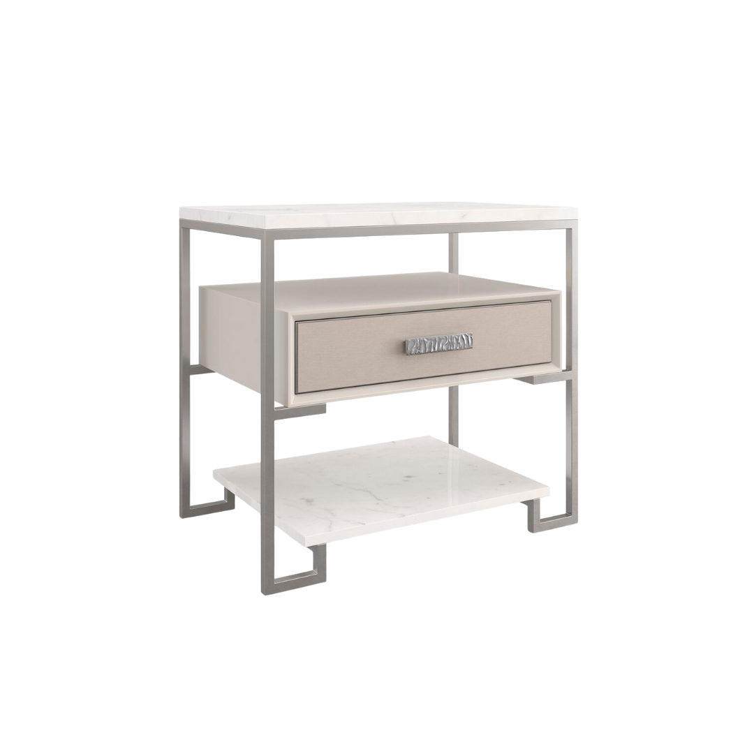 Caracole luxury bed and lounge chair collection at Royal Interiors Singapore, newly arrived from the USA.