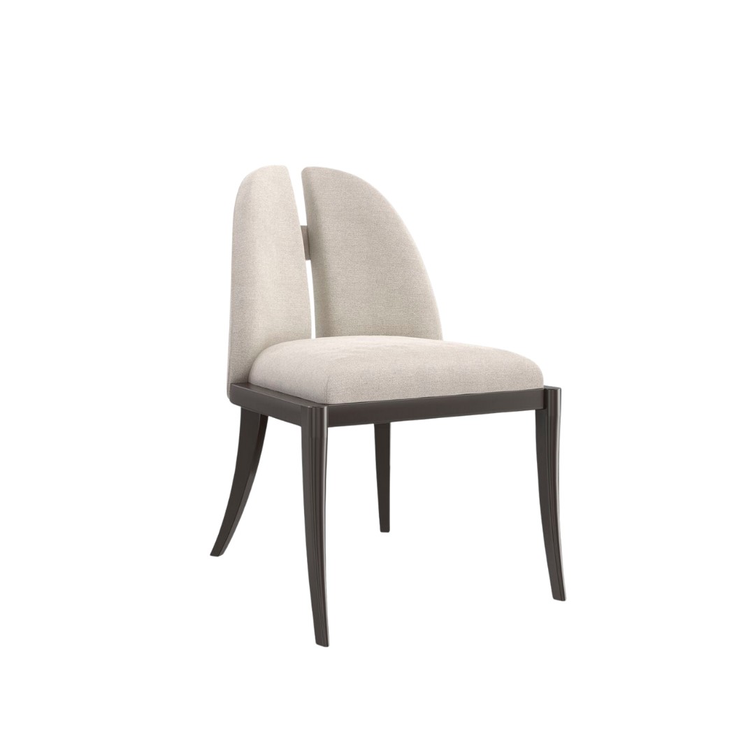 Caracole luxury bed and lounge chair collection at Royal Interiors Singapore, newly arrived from the USA.