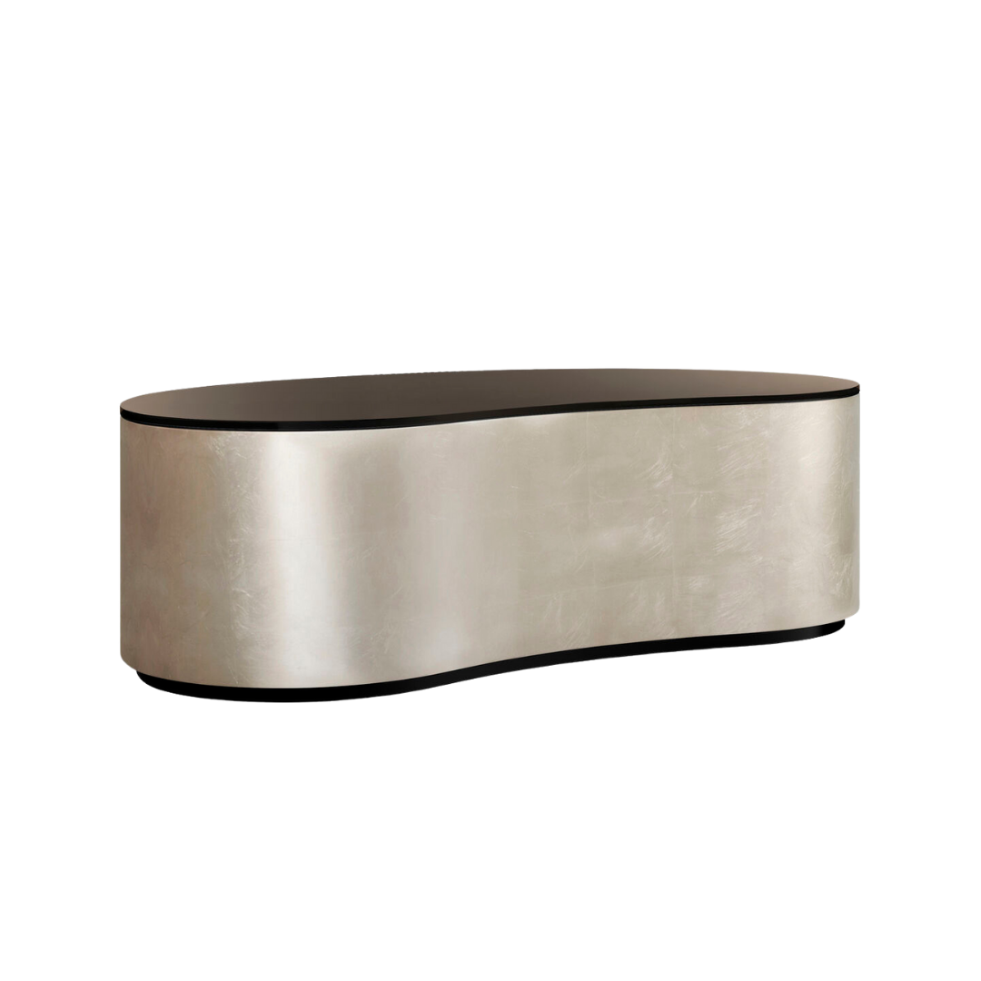 Caracole luxury bed and lounge chair collection at Royal Interiors Singapore, newly arrived from the USA.