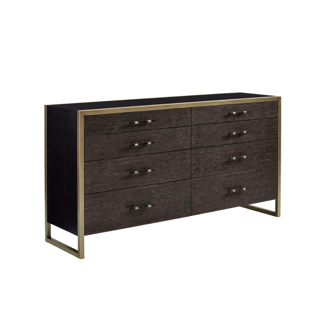 Caracole luxury bed and lounge chair collection at Royal Interiors Singapore, newly arrived from the USA.