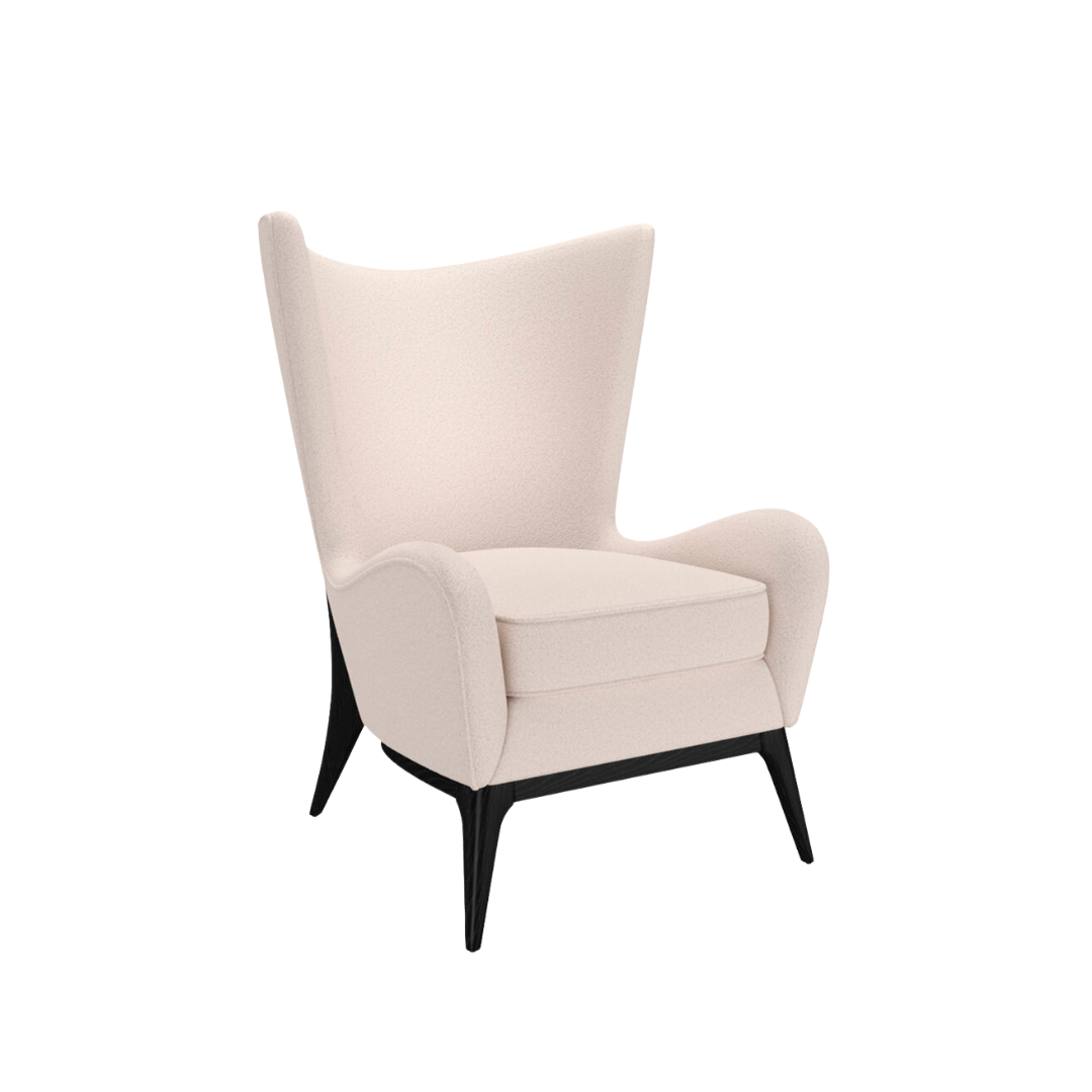 Caracole luxury bed and lounge chair collection at Royal Interiors Singapore, newly arrived from the USA.