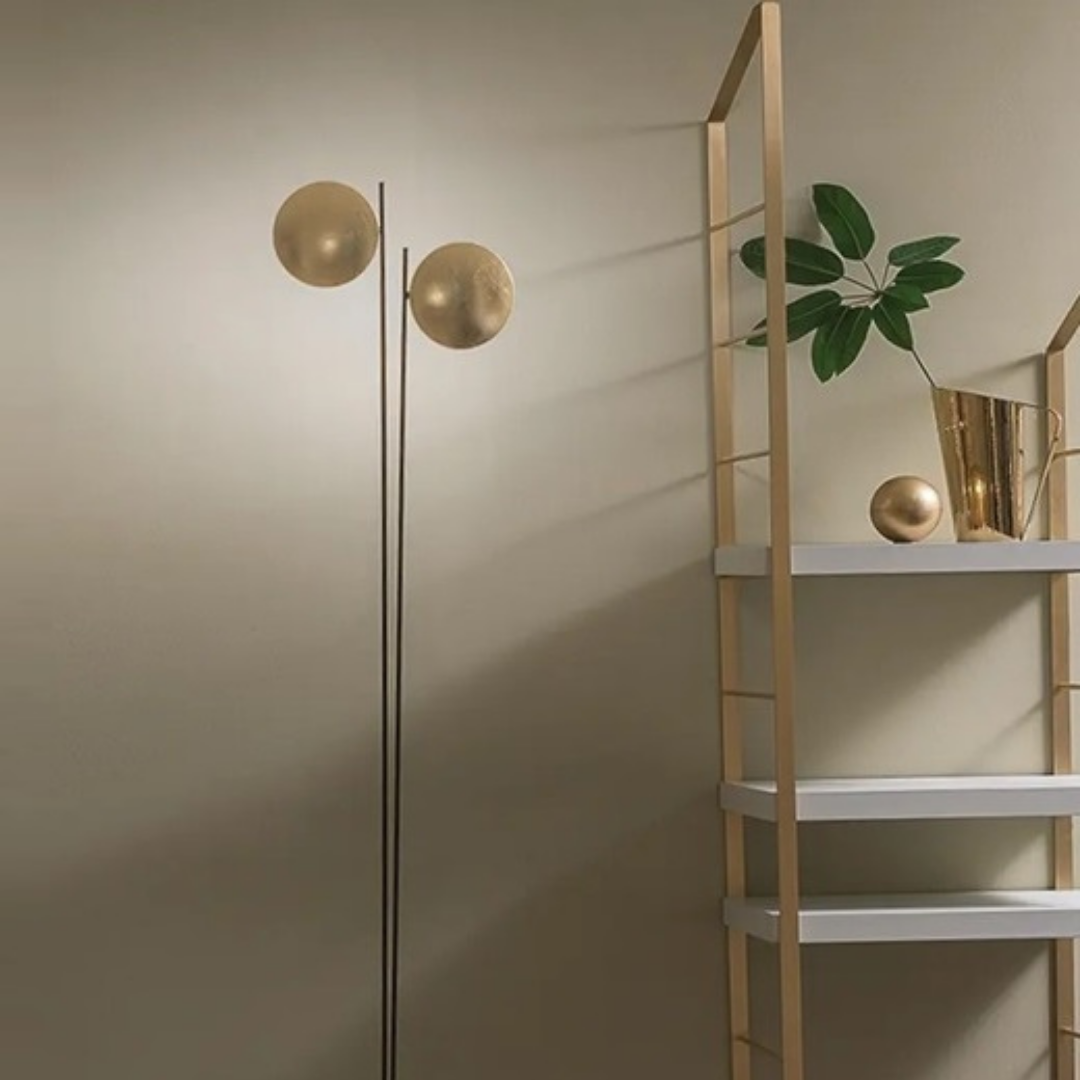 Catellani & Smith sculptural lighting displayed at Royal Interiors Singapore showroom, creating a warm and atmospheric setting for Chinese New Year interiors.