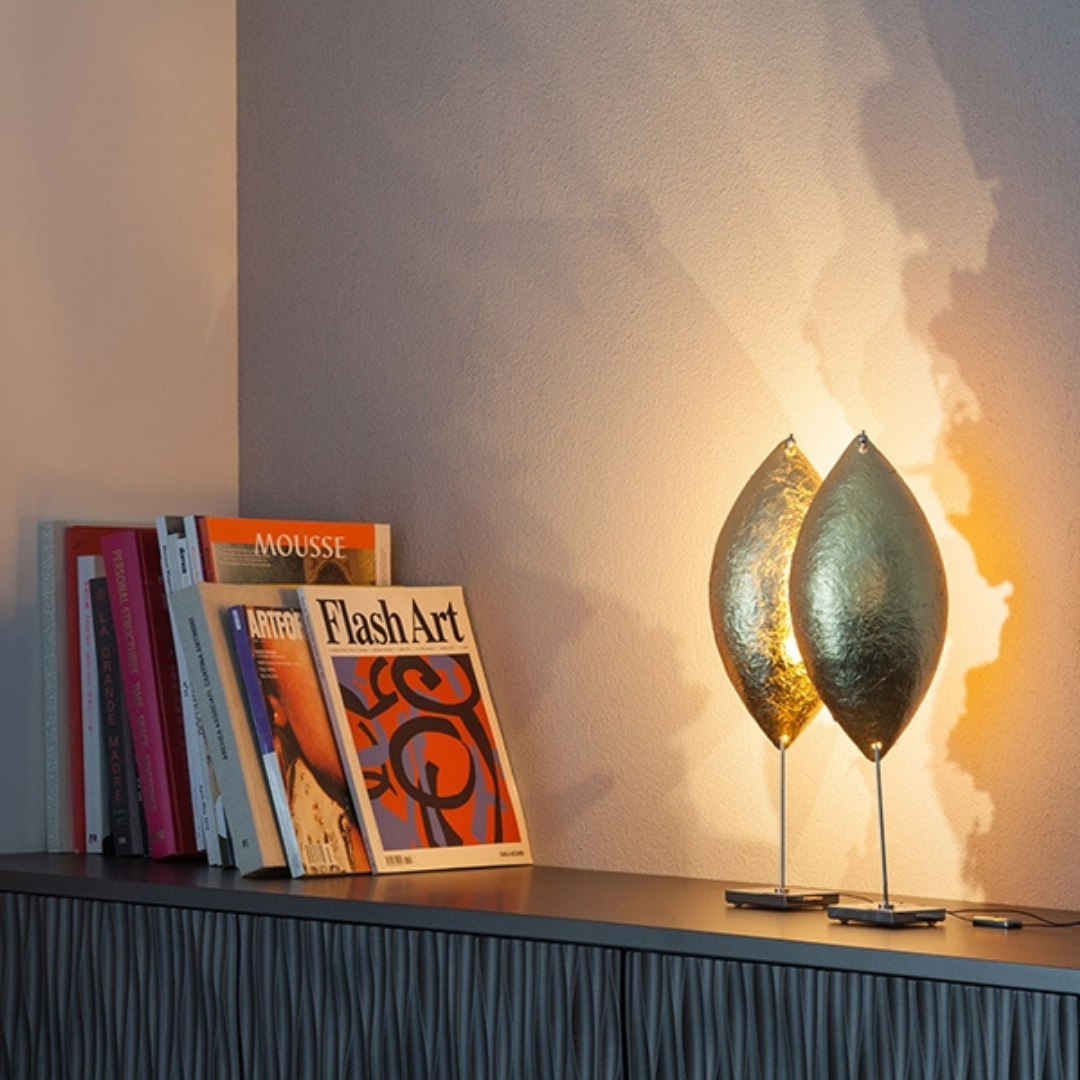 Catellani & Smith sculptural lighting displayed at Royal Interiors Singapore showroom, creating a warm and atmospheric setting for Chinese New Year interiors.