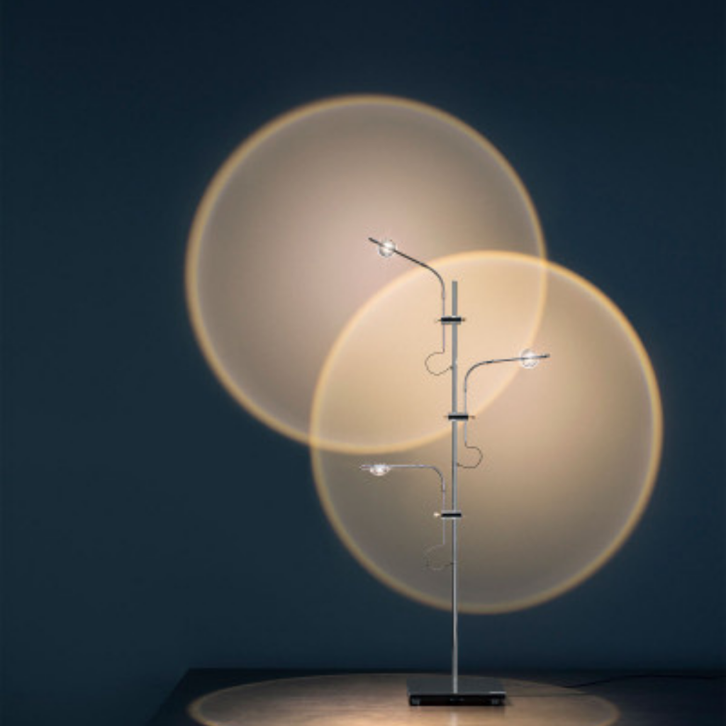 Catellani & Smith sculptural lighting displayed at Royal Interiors Singapore showroom, creating a warm and atmospheric setting for Chinese New Year interiors.