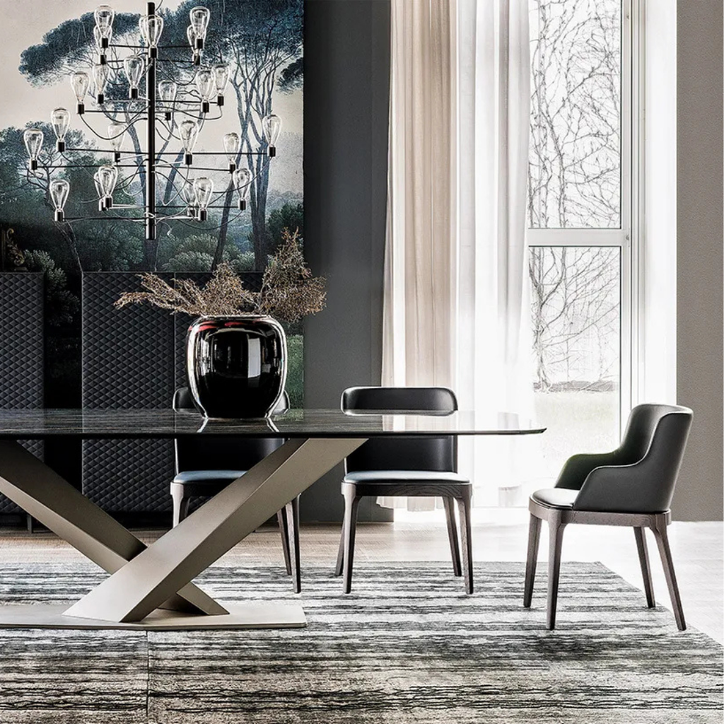 Cattelan Italia designer furniture – bar stools, beds, bar tables, and bedside tables available at Royal Interiors Singapore.