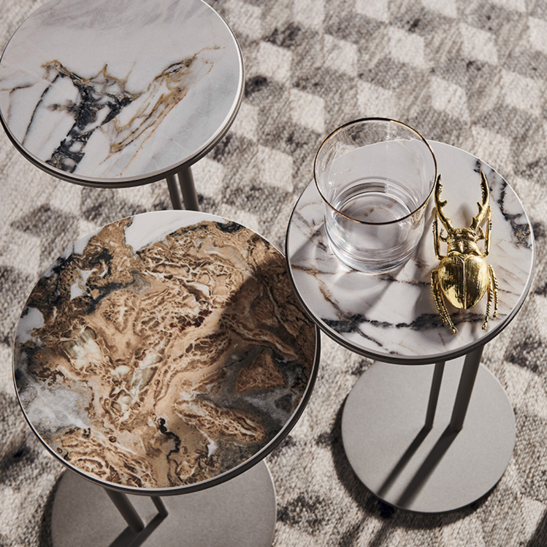 Cattelan Italia designer furniture – bar stools, beds, bar tables, and bedside tables available at Royal Interiors Singapore.