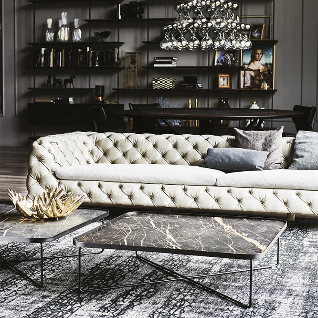 Luxury designer furniture and interior pieces available at Royal Interiors Singapore showroom