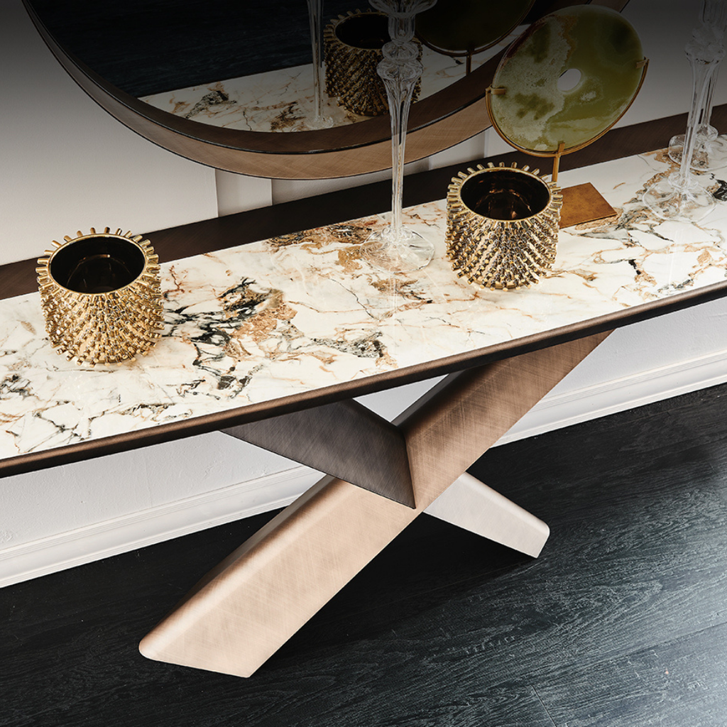 Cattelan Italia designer furniture – bar stools, beds, bar tables, and bedside tables available at Royal Interiors Singapore.