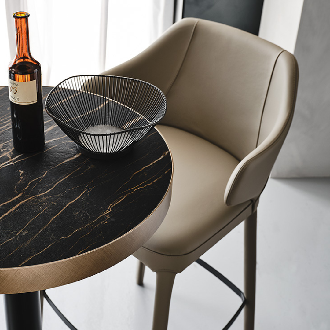 Cattelan Italia designer furniture – bar stools, beds, bar tables, and bedside tables available at Royal Interiors Singapore.