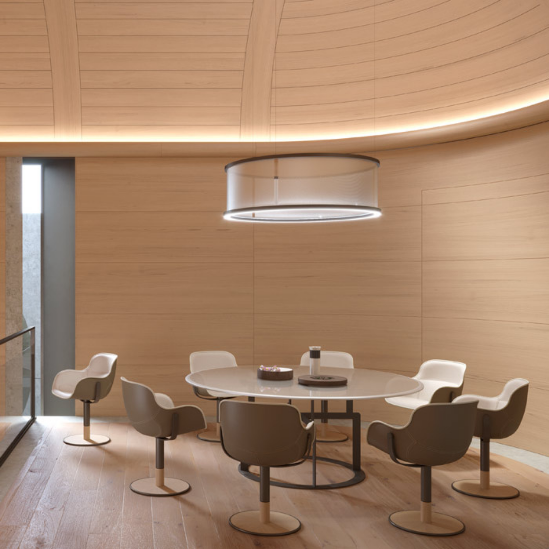 Luxury lounge armchair from Royal Interiors Singapore — designer seating crafted for modern comfort and timeless style.