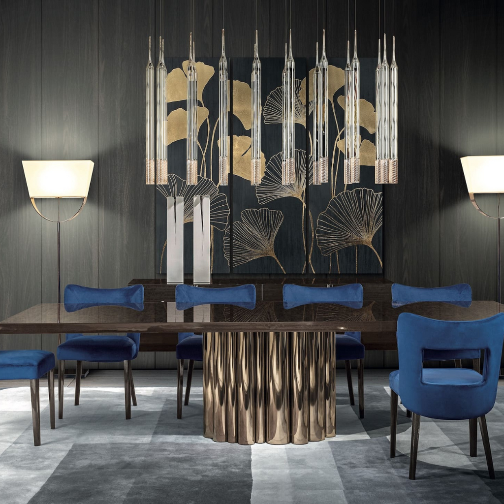 Luxury designer furniture and interior pieces available at Royal Interiors Singapore showroom