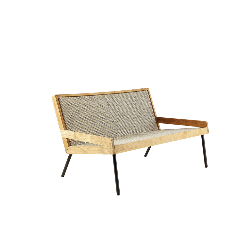 Ethimo Italian outdoor furniture in teak and refined finishes, displayed at Royal Interiors Singapore showroom