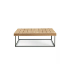 Ethimo Italian outdoor furniture in teak and refined finishes, displayed at Royal Interiors Singapore showroom