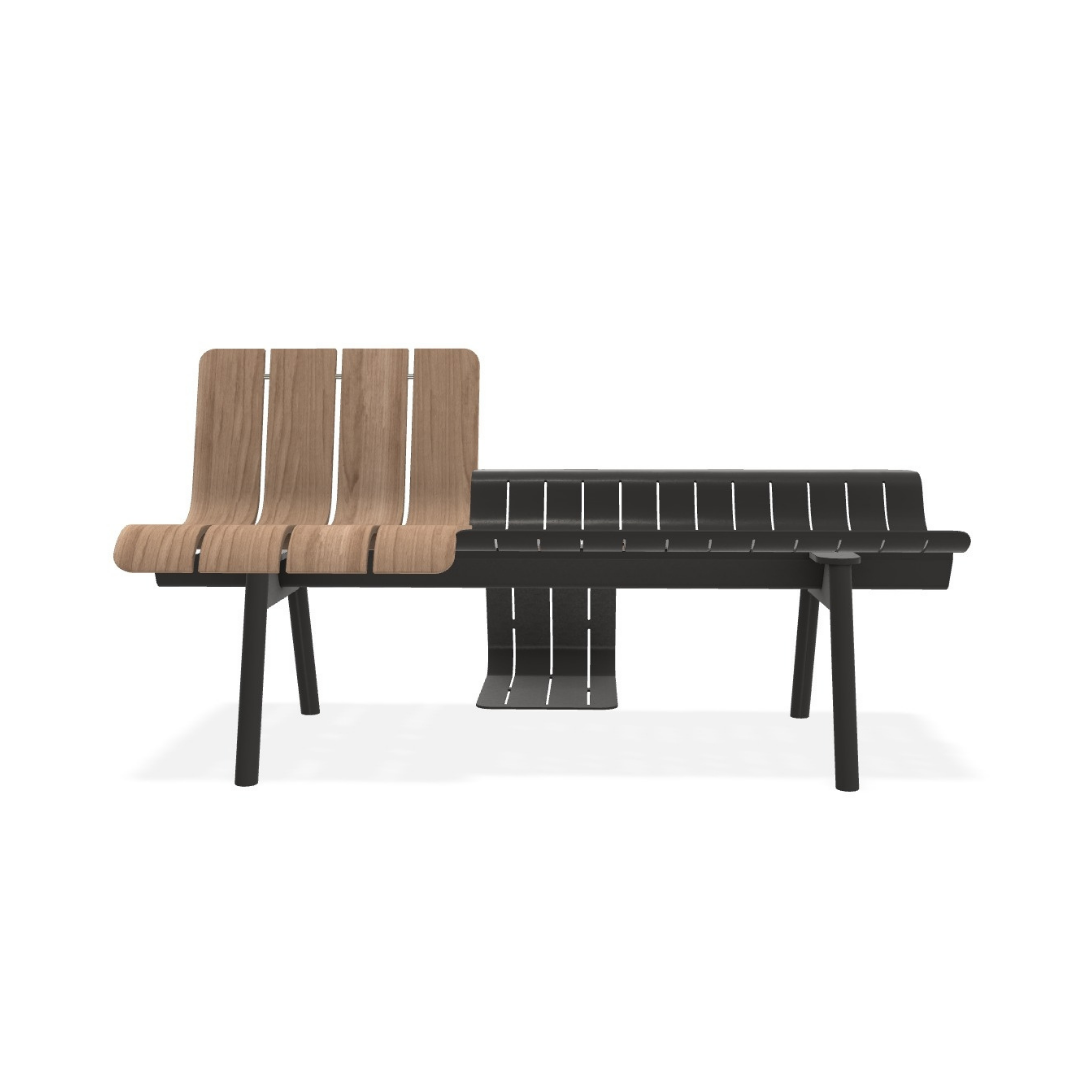 Ethimo Italian outdoor furniture in teak and refined finishes, displayed at Royal Interiors Singapore showroom