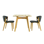 Ethimo Italian outdoor furniture in teak and refined finishes, displayed at Royal Interiors Singapore showroom