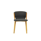 Ethimo Italian outdoor furniture in teak and refined finishes, displayed at Royal Interiors Singapore showroom