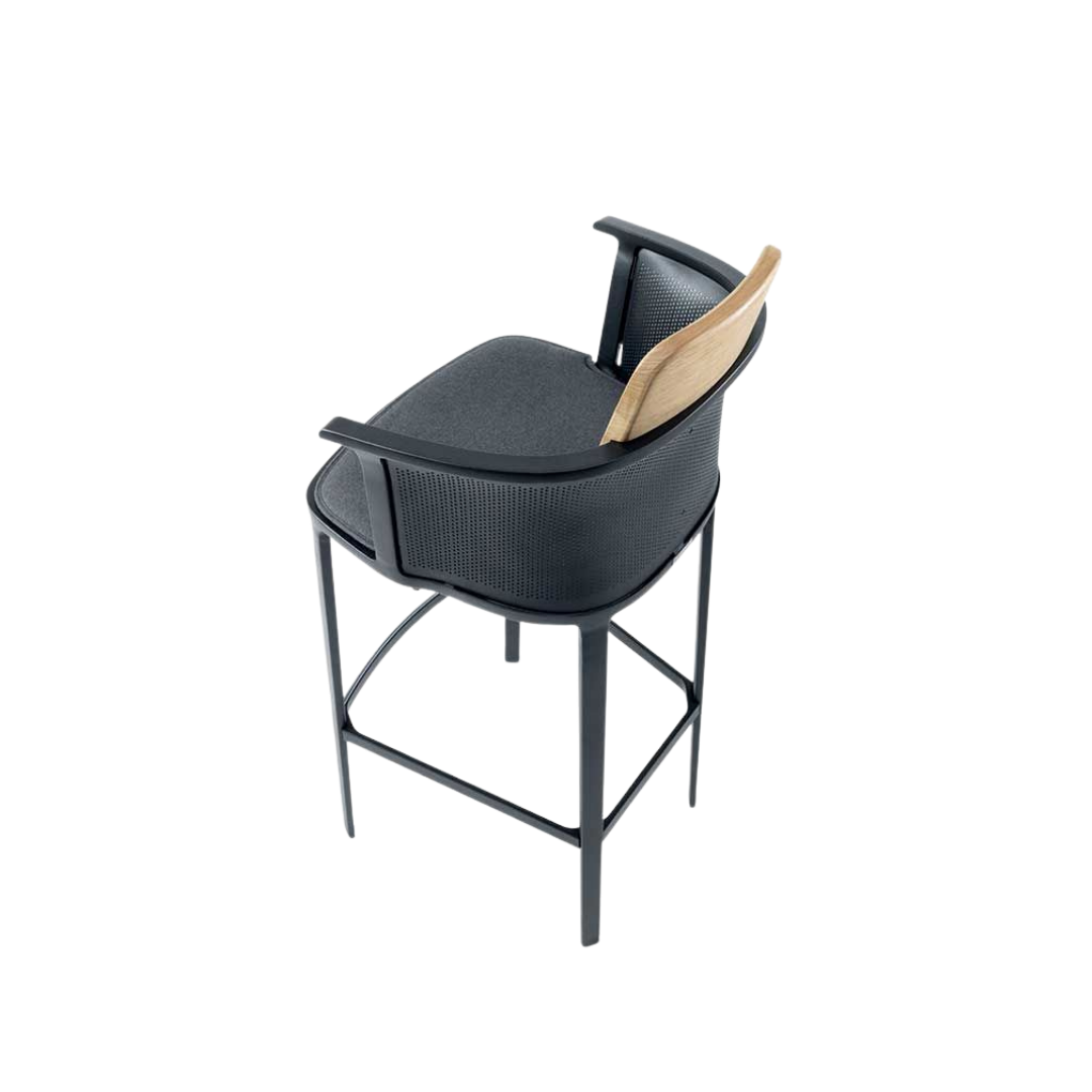 Ethimo Italian outdoor furniture in teak and refined finishes, displayed at Royal Interiors Singapore showroom