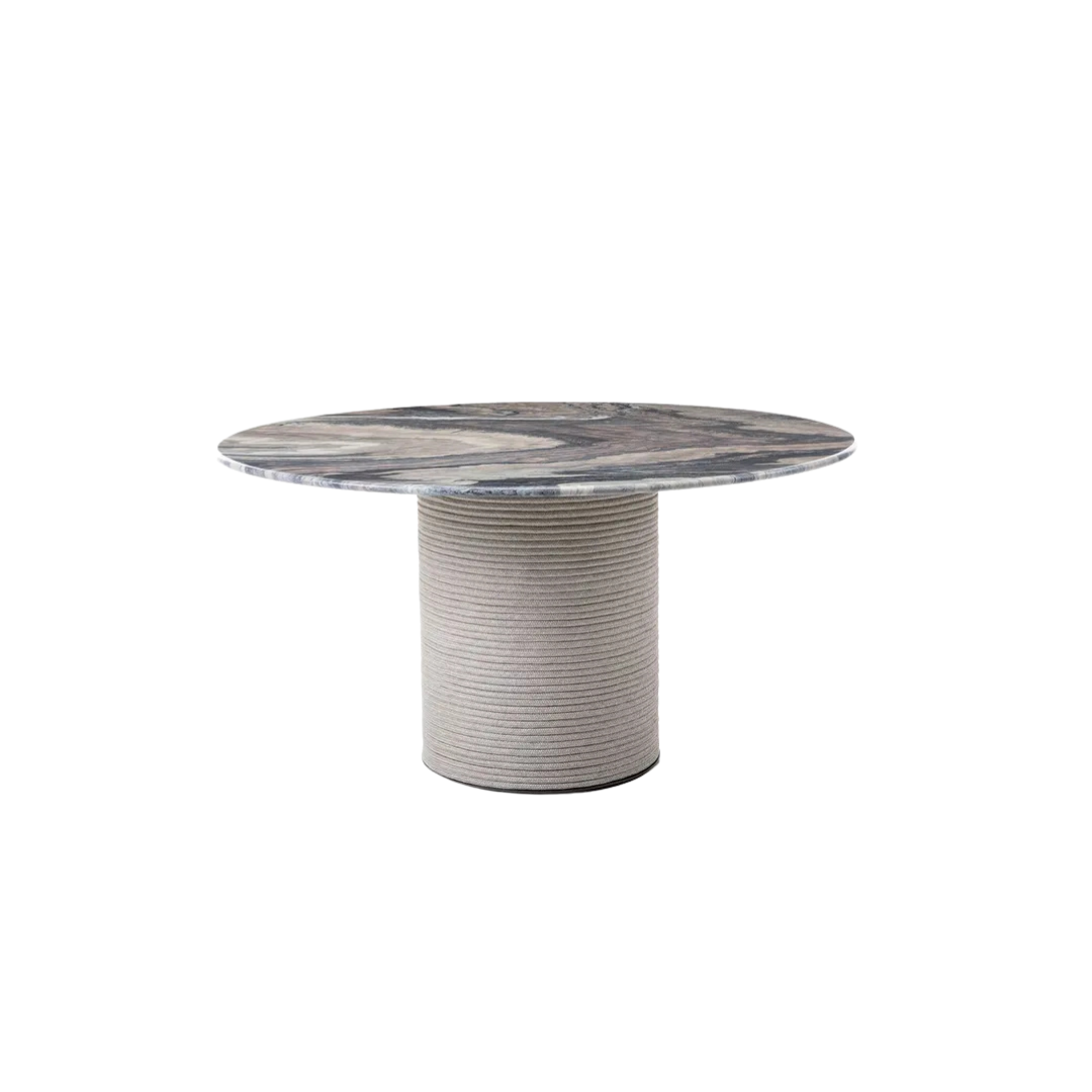 Ethimo Italian outdoor furniture in teak and refined finishes, displayed at Royal Interiors Singapore showroom