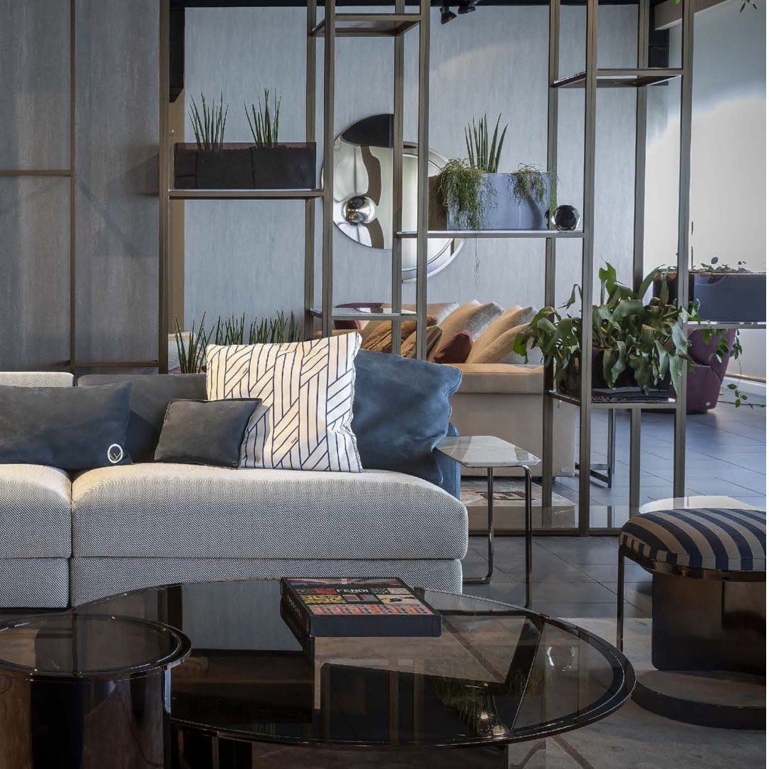 Luxury Fendi Casa designer furniture pieces only in Royal Interiors Singapore