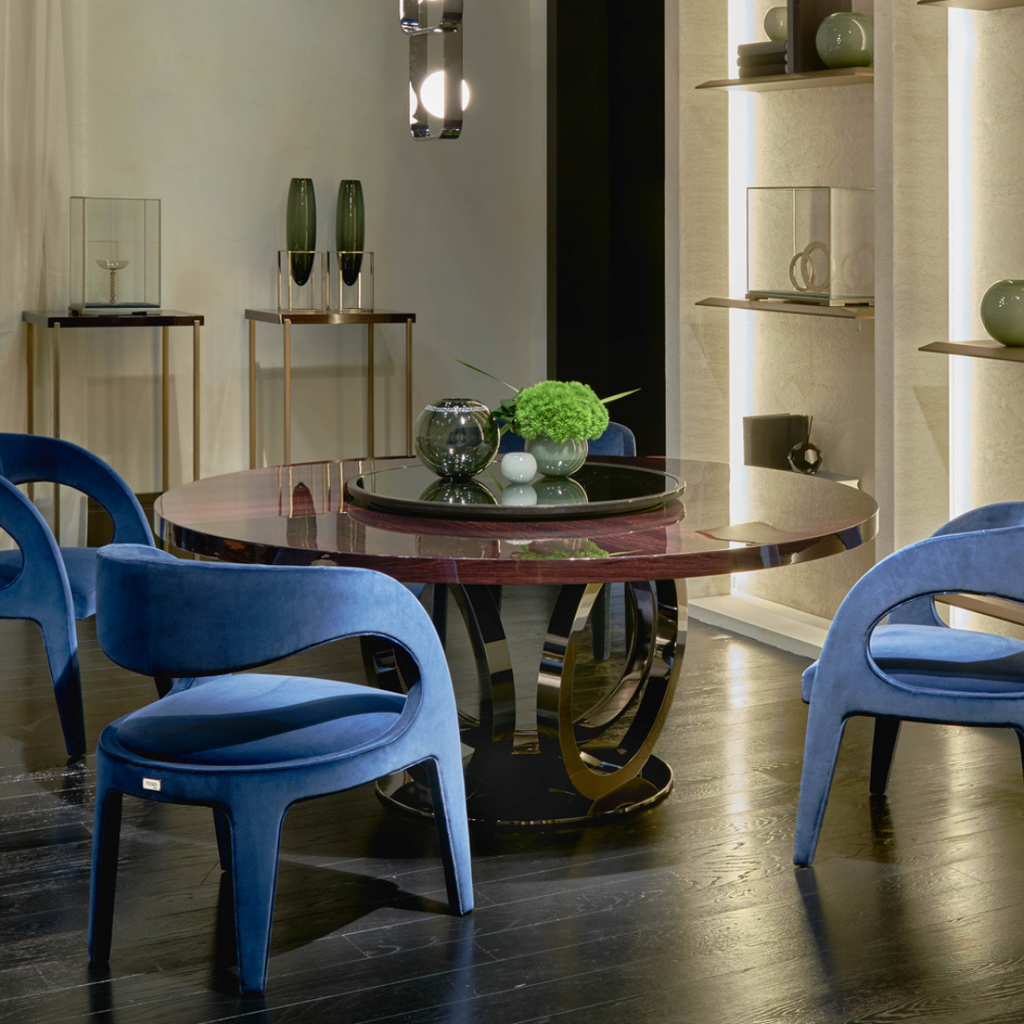 Luxury Fendi Casa designer furniture pieces only in Royal Interiors Singapore