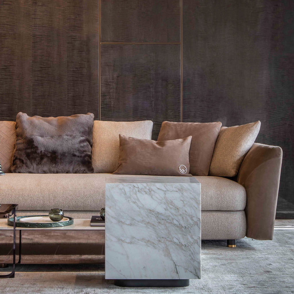 Luxury Fendi Casa designer furniture pieces only in Royal Interiors Singapore