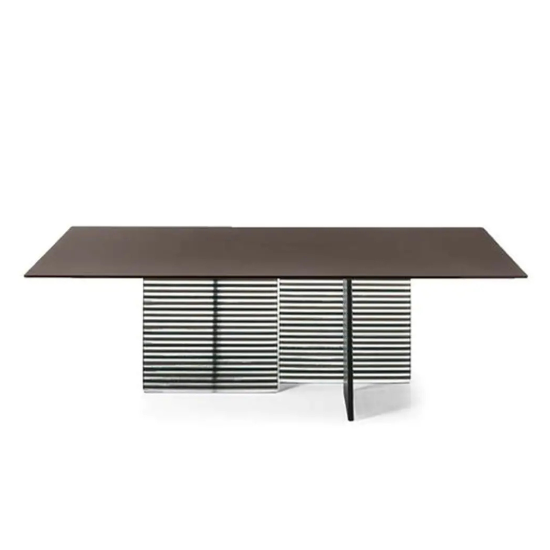 Fiam Italia designer glass furniture piece showcasing sculptural Italian craftsmanship and refined contemporary design.