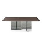 Fiam Italia designer glass furniture piece showcasing sculptural Italian craftsmanship and refined contemporary design.