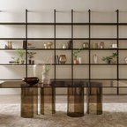 Fiam Italia designer glass furniture piece showcasing sculptural Italian craftsmanship and refined contemporary design.