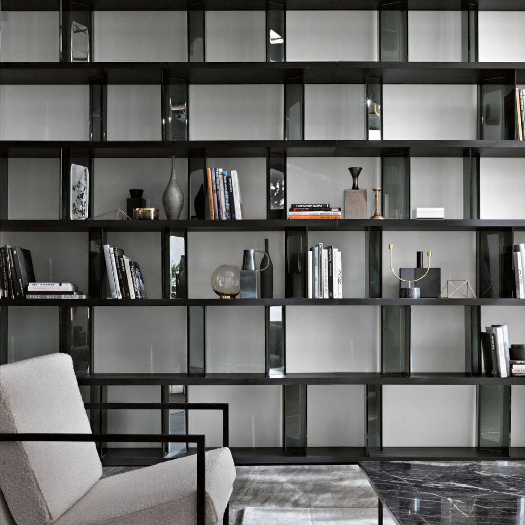 Fiam Italia designer glass furniture piece showcasing sculptural Italian craftsmanship and refined contemporary design.