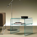 Fiam Italia designer glass furniture piece showcasing sculptural Italian craftsmanship and refined contemporary design.
