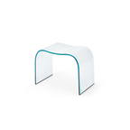 Fiam Italia designer glass furniture piece showcasing sculptural Italian craftsmanship and refined contemporary design.