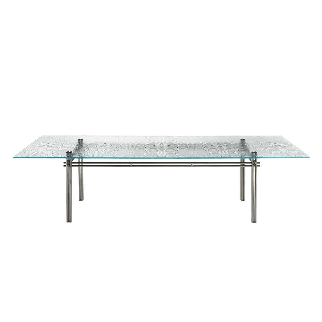 Fiam Italia designer glass furniture piece showcasing sculptural Italian craftsmanship and refined contemporary design.