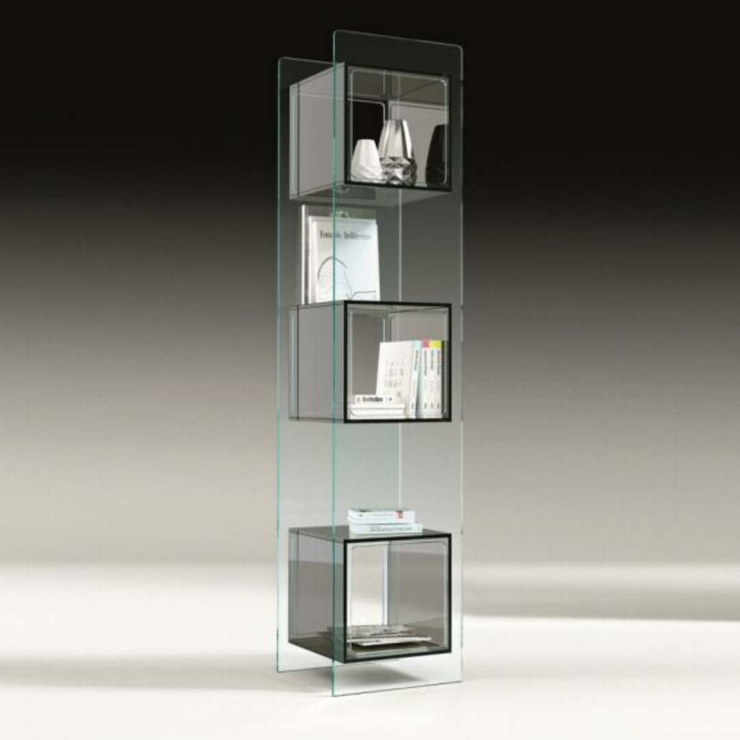 Fiam Italia designer glass furniture piece showcasing sculptural Italian craftsmanship and refined contemporary design.