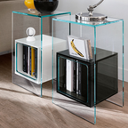 Fiam Italia designer glass furniture piece showcasing sculptural Italian craftsmanship and refined contemporary design.