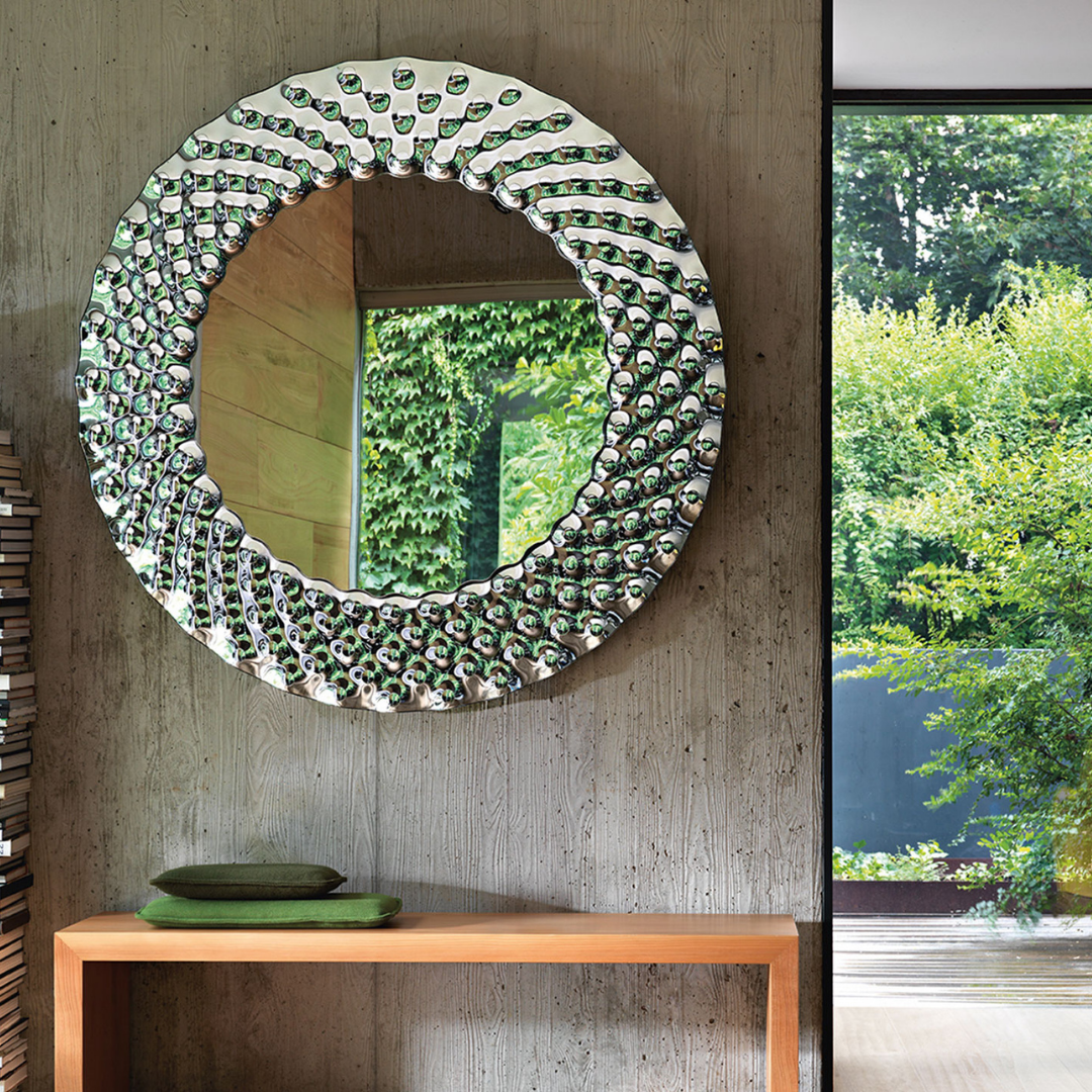 Fiam Italia designer glass furniture piece showcasing sculptural Italian craftsmanship and refined contemporary design.