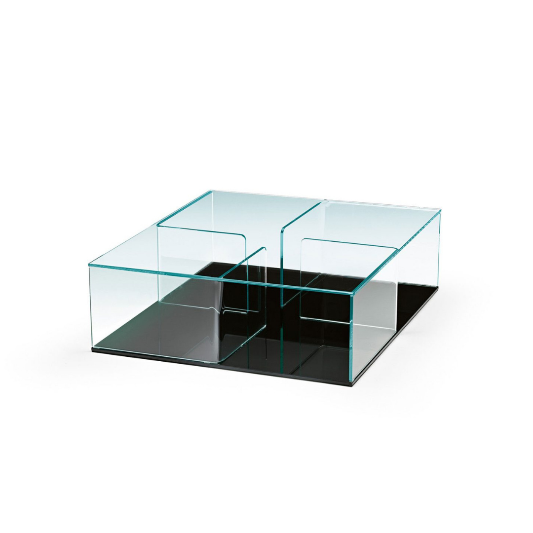 Fiam Italia designer glass furniture piece showcasing sculptural Italian craftsmanship and refined contemporary design.