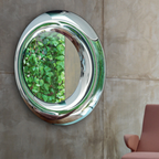 Fiam Italia designer glass furniture piece showcasing sculptural Italian craftsmanship and refined contemporary design.